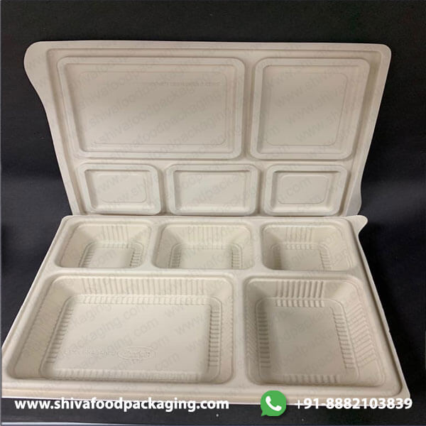 5cp Cornstarch Plates with Lid
